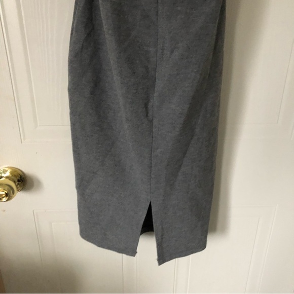 Aritzia-Talula Vandell Grey Cross Back Dress - Picture 7 of 11